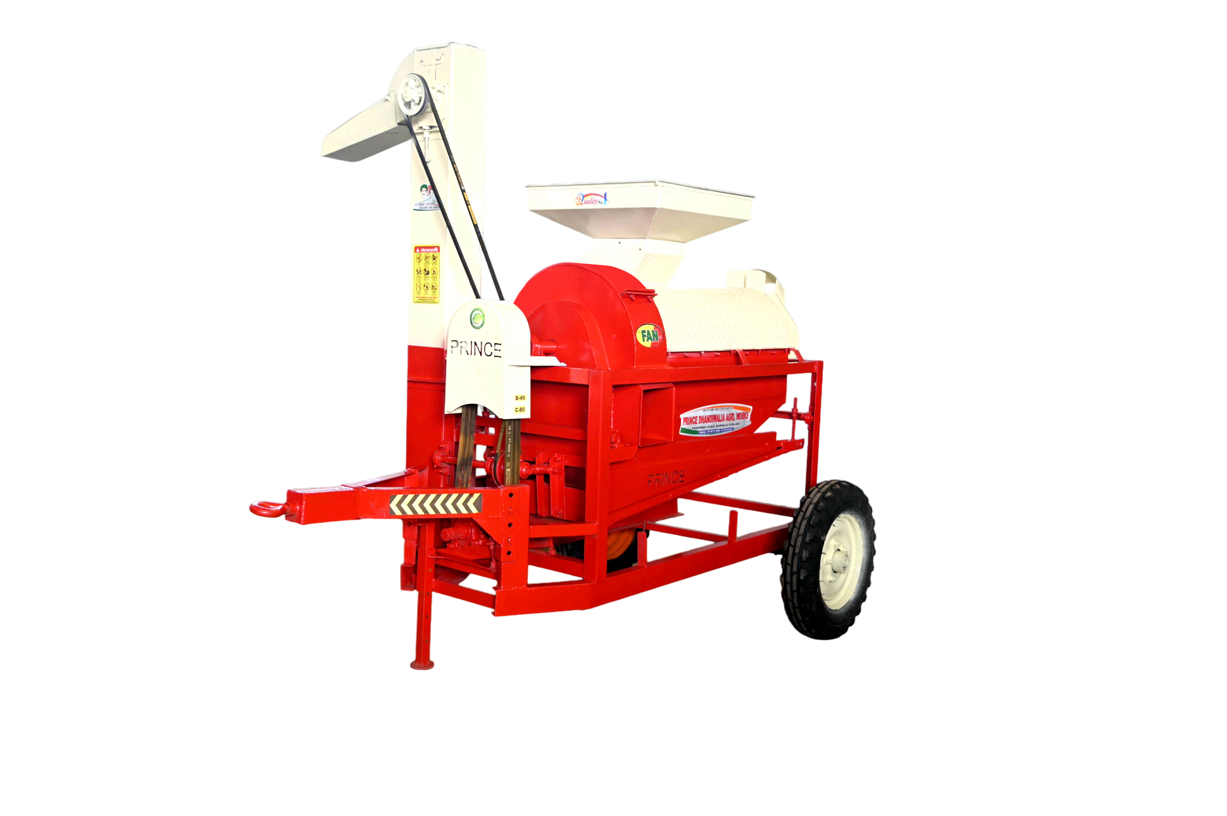 MINI MAIZE THRESHER SINGLE FAN with ELEVATOR