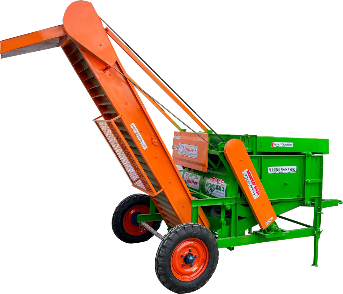5348 Grain Cleaner with Conveyor Model