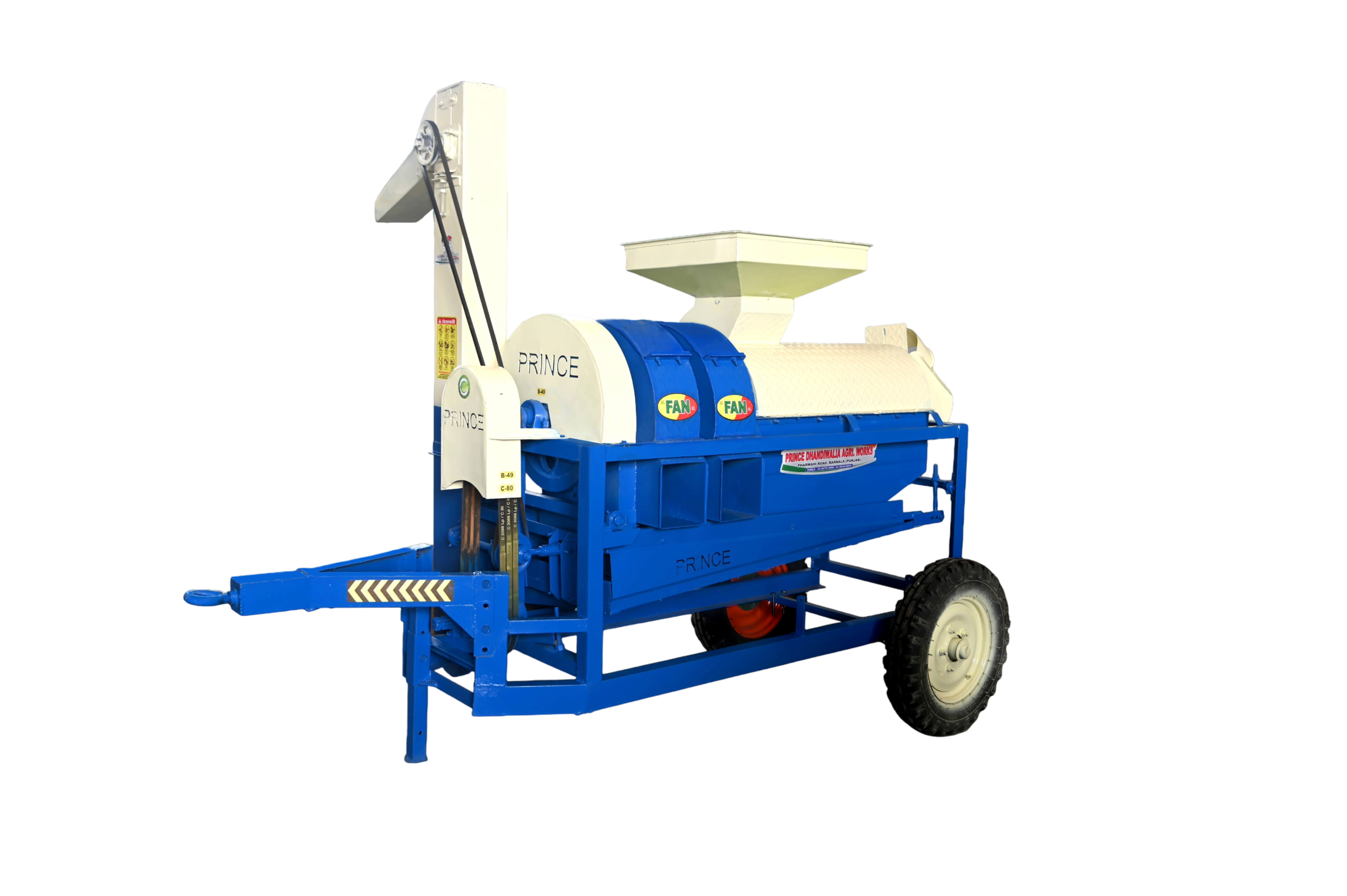 MINI MAIZE THRESHER DOUBLE FAN with ELEVATOR